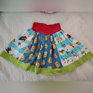 Kpea Boutique Dr Seuss skirt size 10
